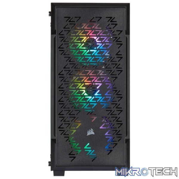Corsair iCUE 220T Black RGB Airflow Tempered Glass Mid-Tower Smart Case - Image 2